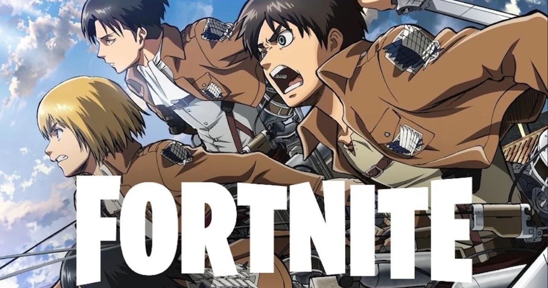 หลุดข้อมูลเกม Fortnite ที่จะครอสโอเวอร์กับ Attack on Titan