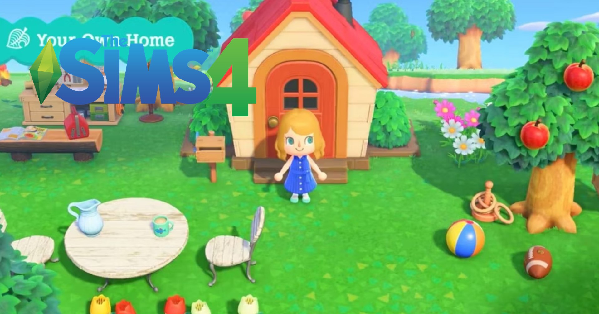 แฟนเกม สร้างฉาก Animal Crossing ในเกม The Sims 4