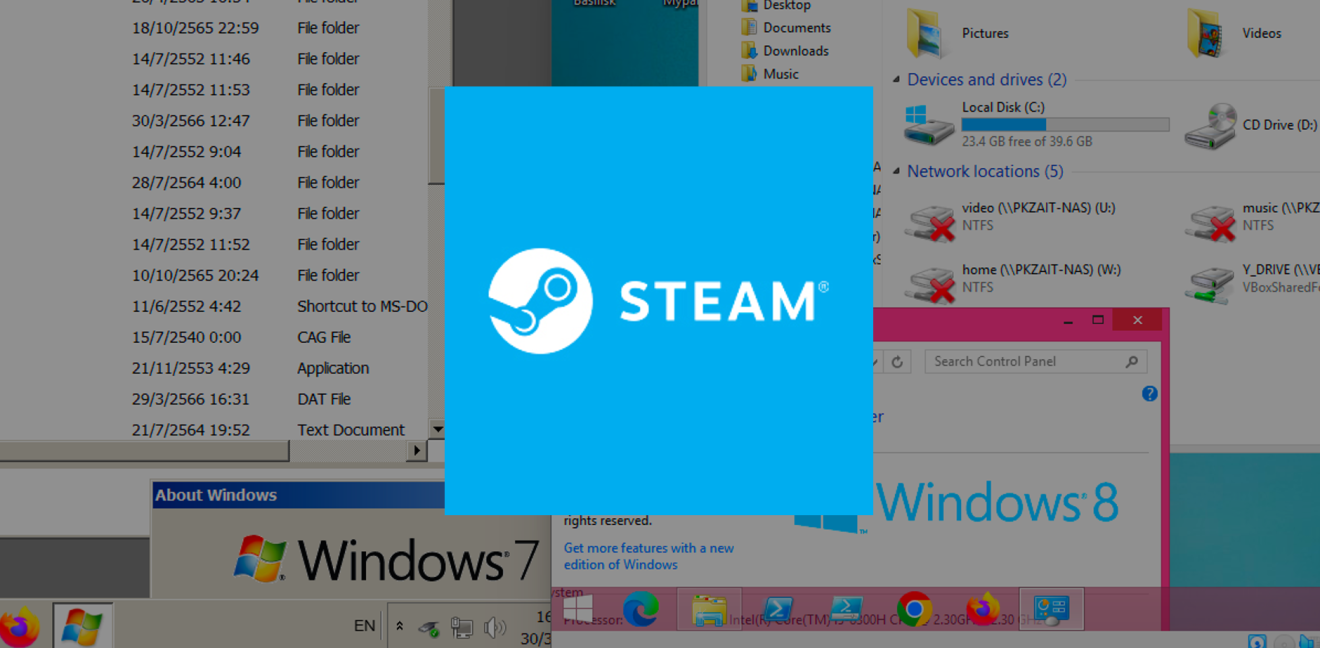 Steam ประกาศยุติสนับสนุน Windows 7, Windows 8 และ 8.1 ภายใน 1 มกราคม 2024 นี้