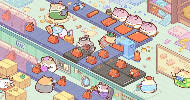 [แนะนำเกม] “Hamster Bag Factory : Tycoon” เกมโรงงานทำกระเป๋าที่มีคุณหนูแฮมสเตอร์เป็นเจ้าของ!