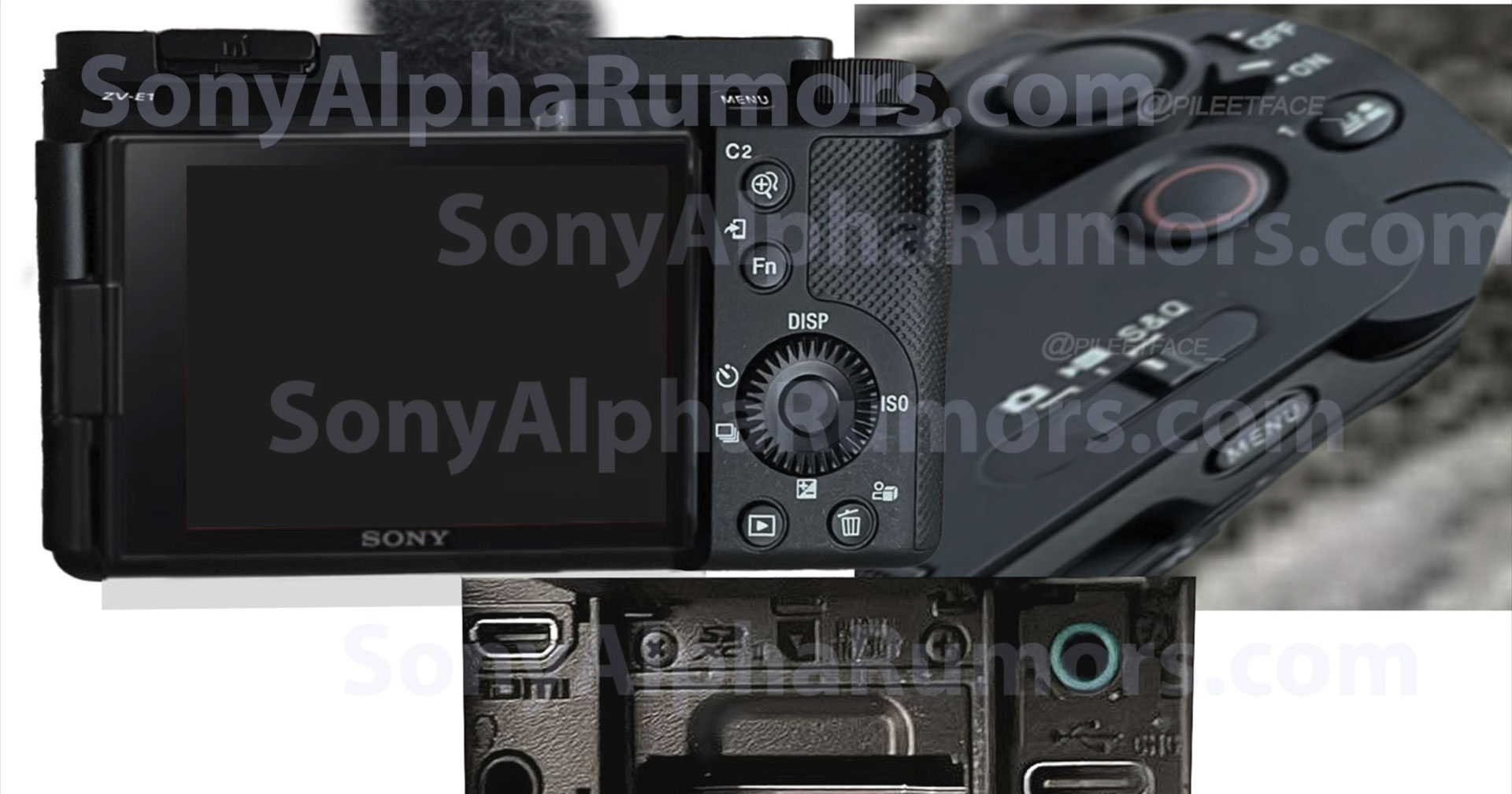 หลุดเพิ่มก่อนเปิดตัว Sony ZV-E1 ไร้ช่องมองภาพ  EVF วางปุ่มคล้าย ZV-E10