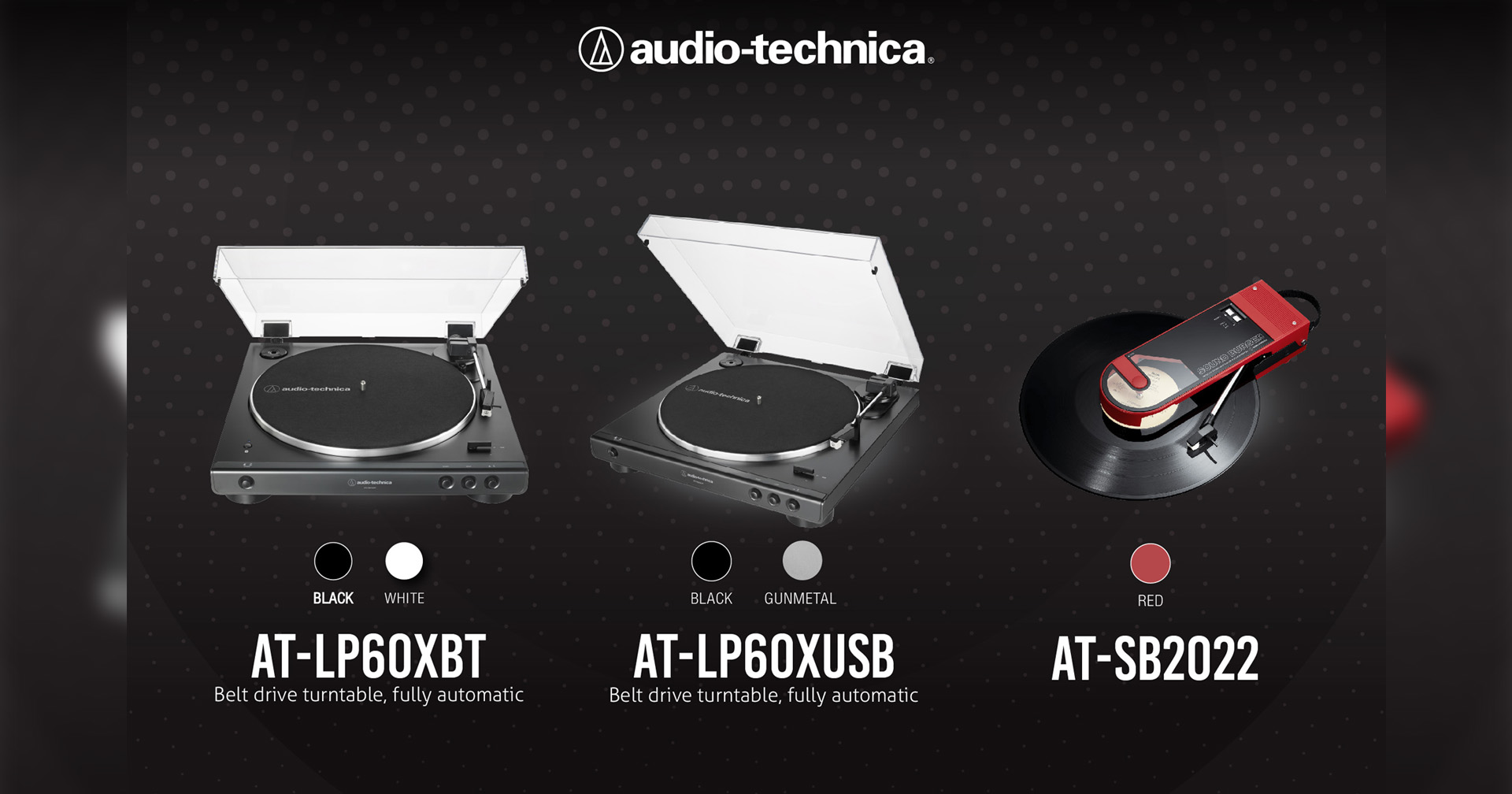 อาร์ทีบีฯ เปิดตัวเครื่องเล่นแผ่นเสียงแบรนด์ Audio-Technica 3 รุ่นใหม่ อัดแน่นด้วยเทคโนโลยีเสียงสุดล้ำ พร้อมการเชื่อมต่อครบครัน