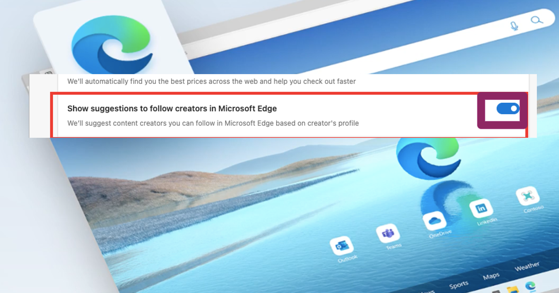 ปิดด่วน! ฟีเจอร์ “Follow Creator” บน Microsoft Edge เพื่อป้องกันรายชื่อเว็บที่คุณชมรั่วไหลไป Bing