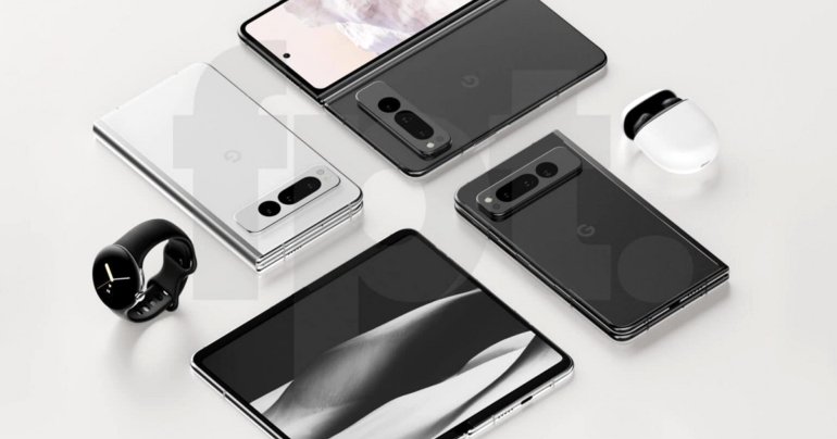 Google Pixel Fold render