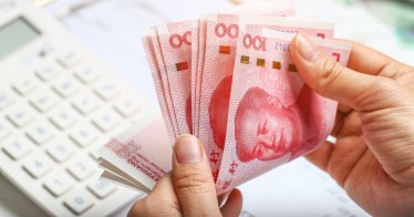 one hundred yuan banknotes