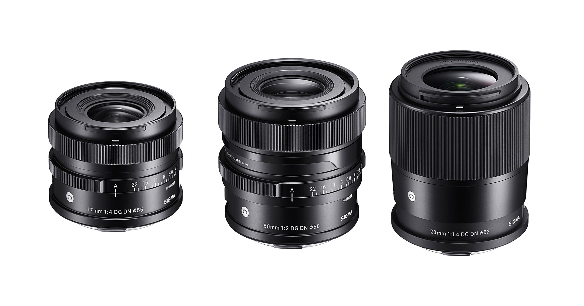 SIGMA เปิดตัวเลนส์ถึง 3 รุ่น!! 17mm F4 DG DN, 50mm F2 DG DN และ 23mm F1.4 DC DN Contemporary