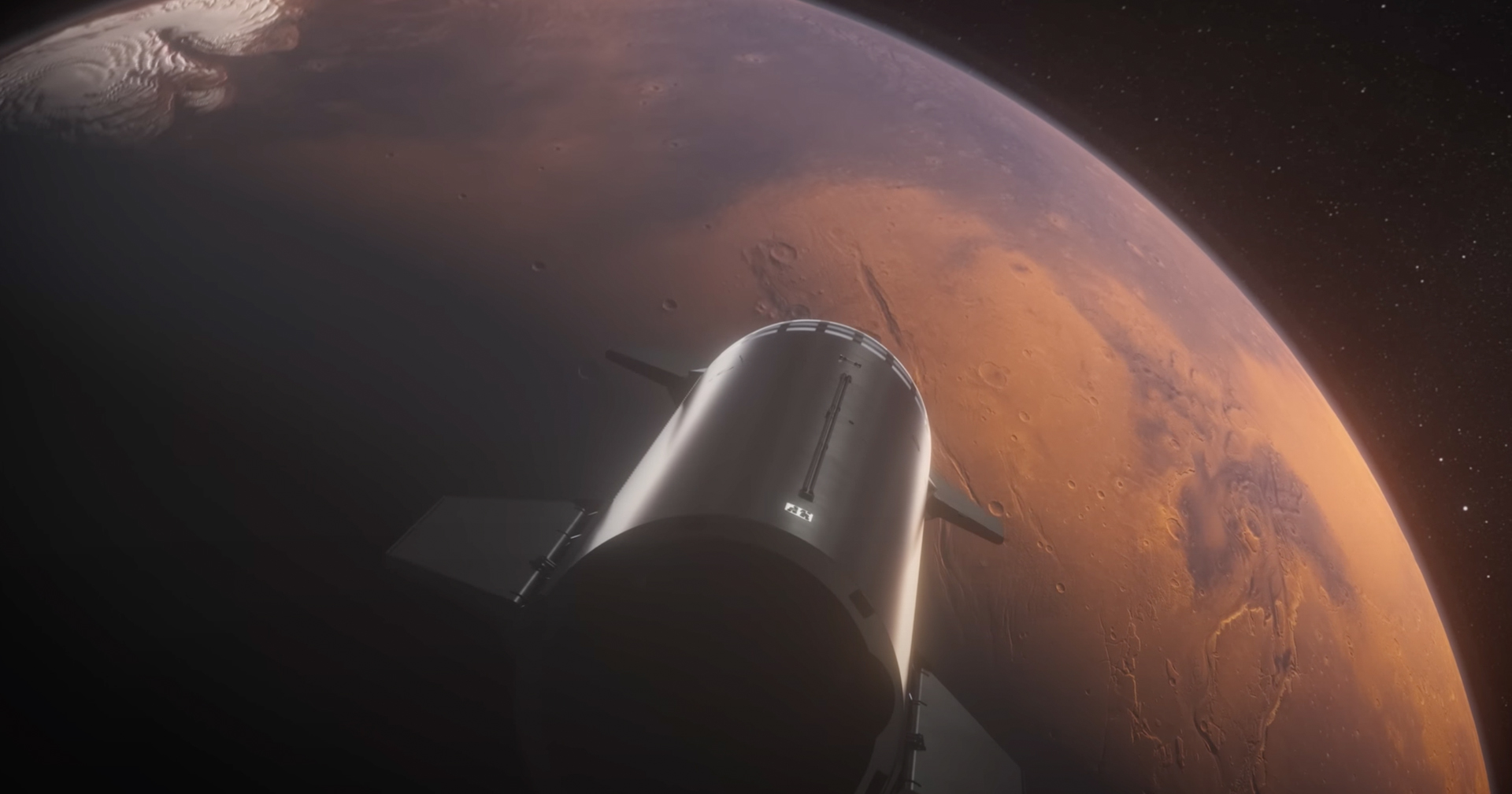 SpaceX ปล่อยวิดีโอตัวใหม่ เผยให้เห็นยานลำเลียงชาวโลกไปสู่ดาวอังคารได้สำเร็จ !