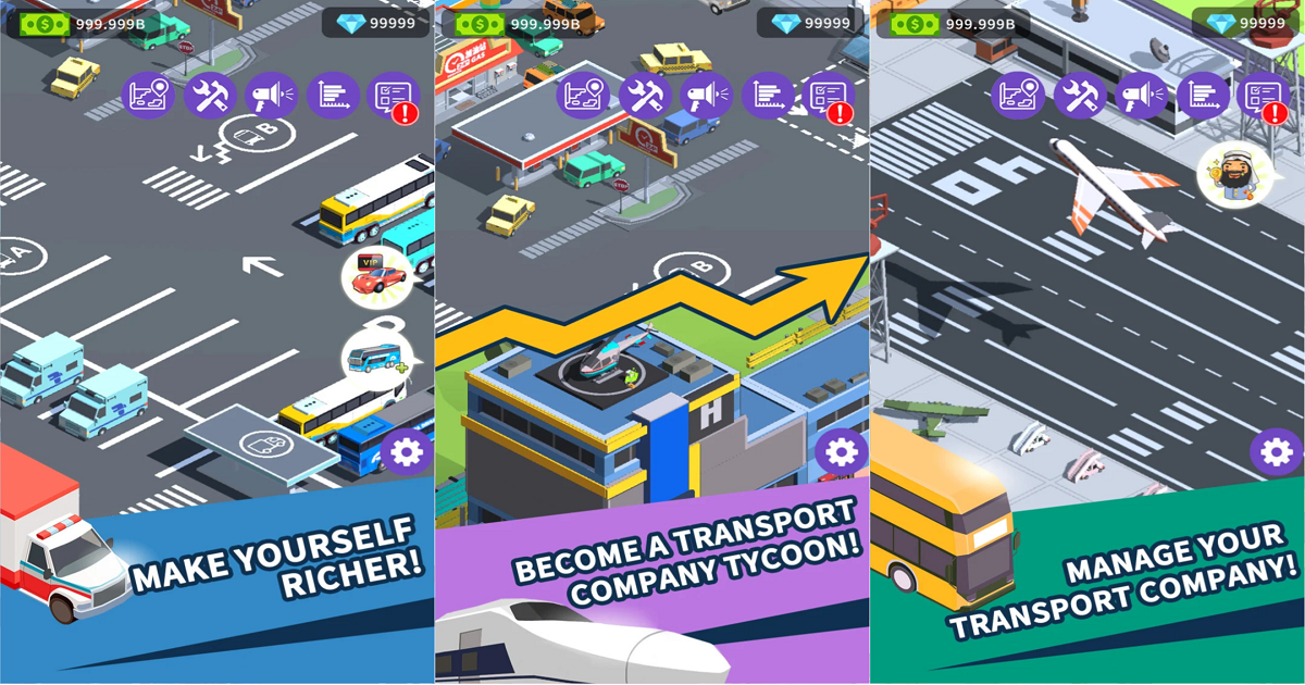 [แนะนำเกม] “Idle Traffic Tycoon” เจ้าพ่อวงการธุรกิจคมนาคมมาแล้ว!