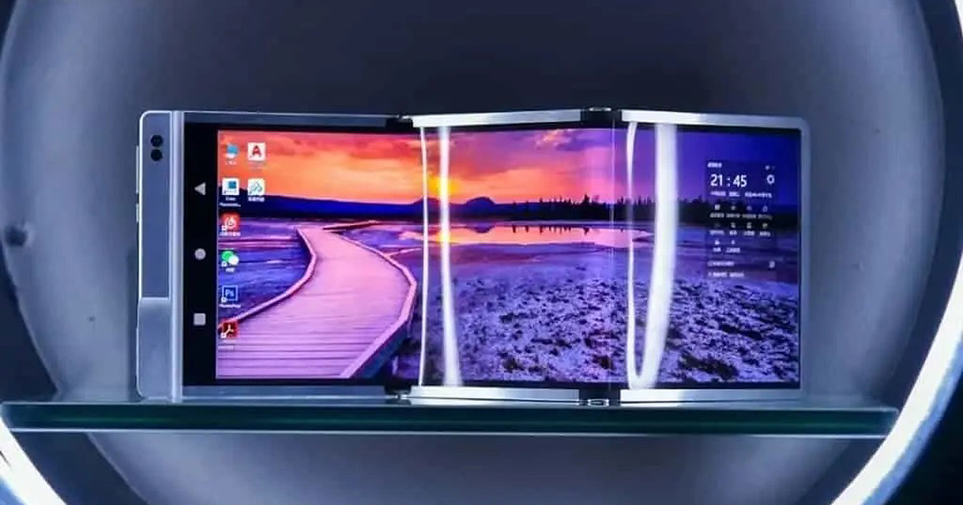 Huawei จับมือ ZTE และ BOE พัฒนากล้องเซลฟีติดตั้งในแผงหน้าจอ OLED แบบพับได้