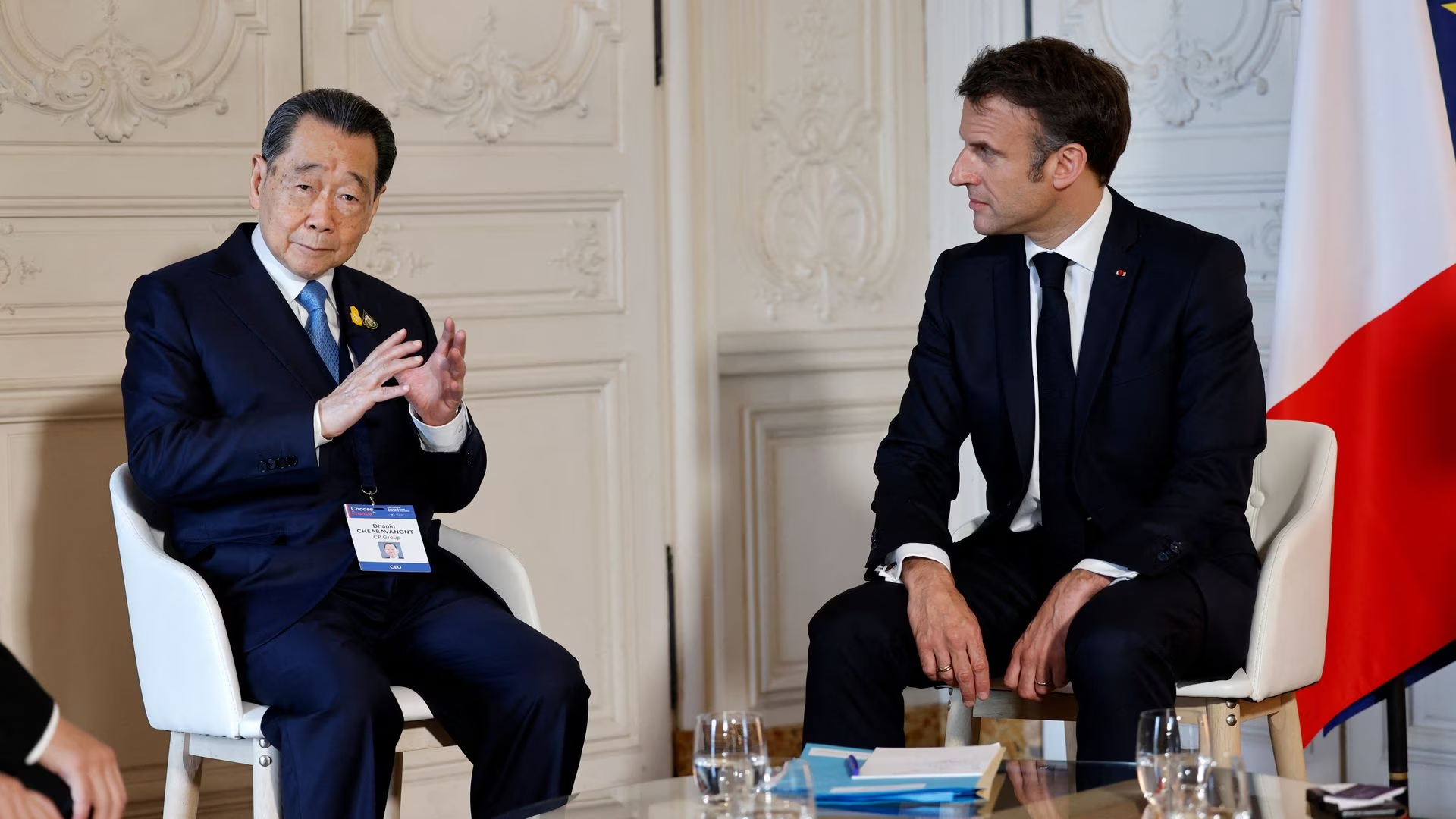 ผู้นำฝรั่งเศสชวนเครือซีพี หารือลงทุนในงาน Choose France Summit 2023