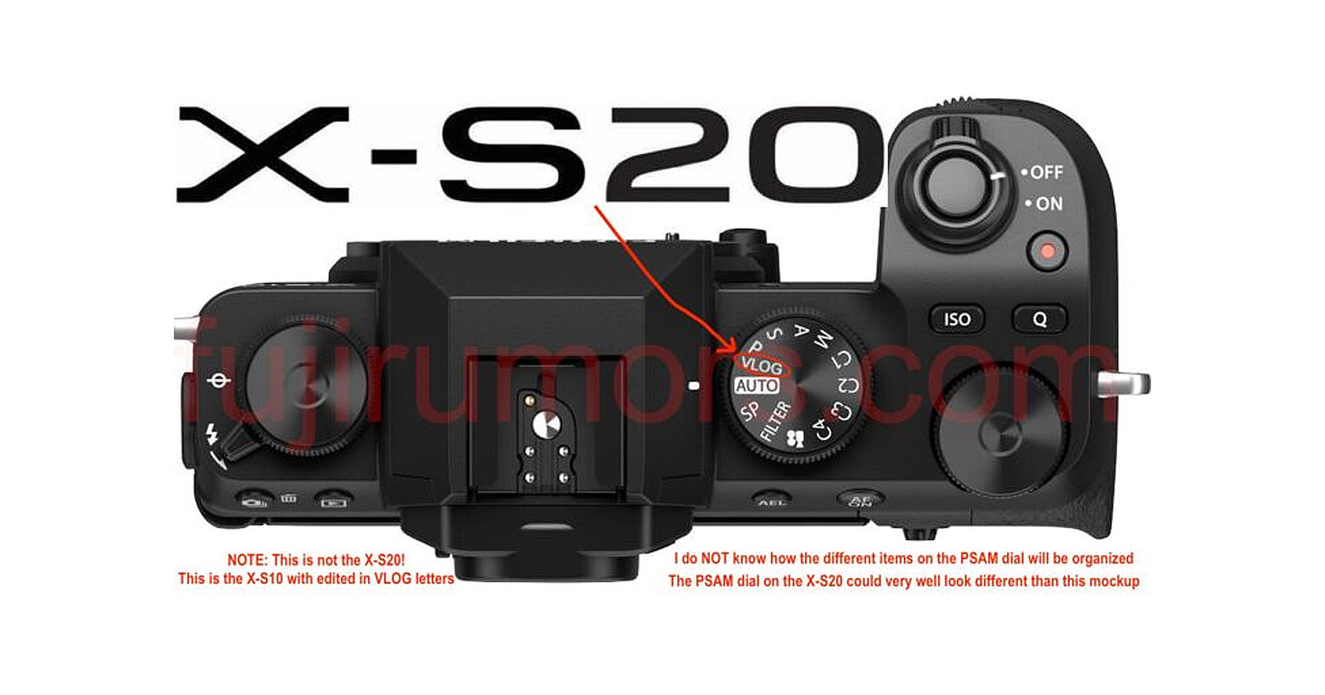 FUJIFILM X-S20 จะมีการเพิ่มโหมด ‘Vlog’ บนแป้น Mode Dial