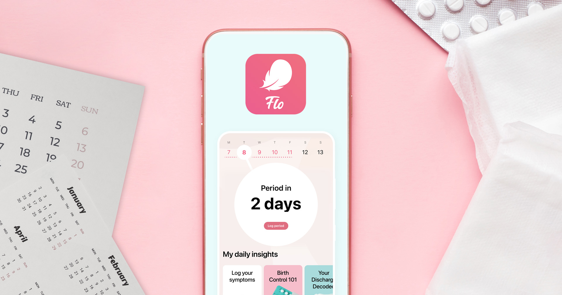 ให้การดูแลสุขภาพของผู้หญิงง่ายขึ้นด้วยแอปพลิเคชัน Flo Period Tracker & Calendar