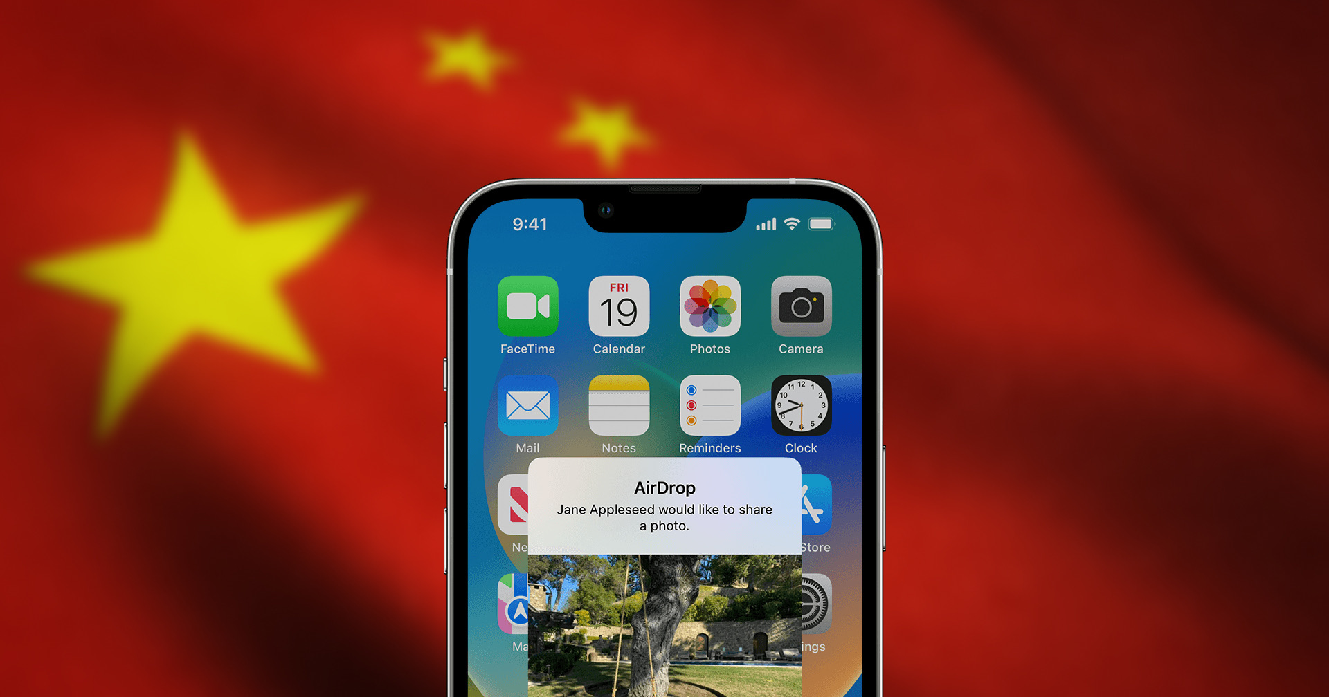 จีนต้องการควบคุมช่องทางส่งข้อมูล AirDrop และ Bluetooth ที่ใช้ต่อต้านรัฐบาลจีน