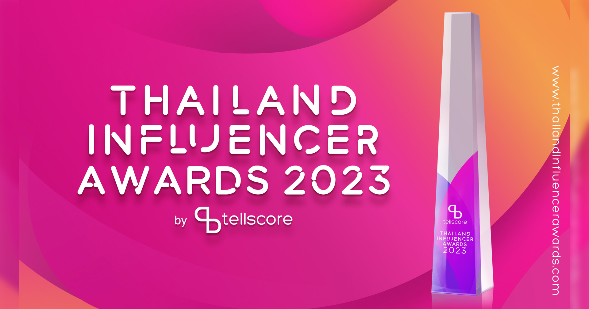 เตรียมพบกับงาน Thailand Influencer Awards 2023 งานประกาศรางวัลอินฟลูเอนเซอร์แห่งปี