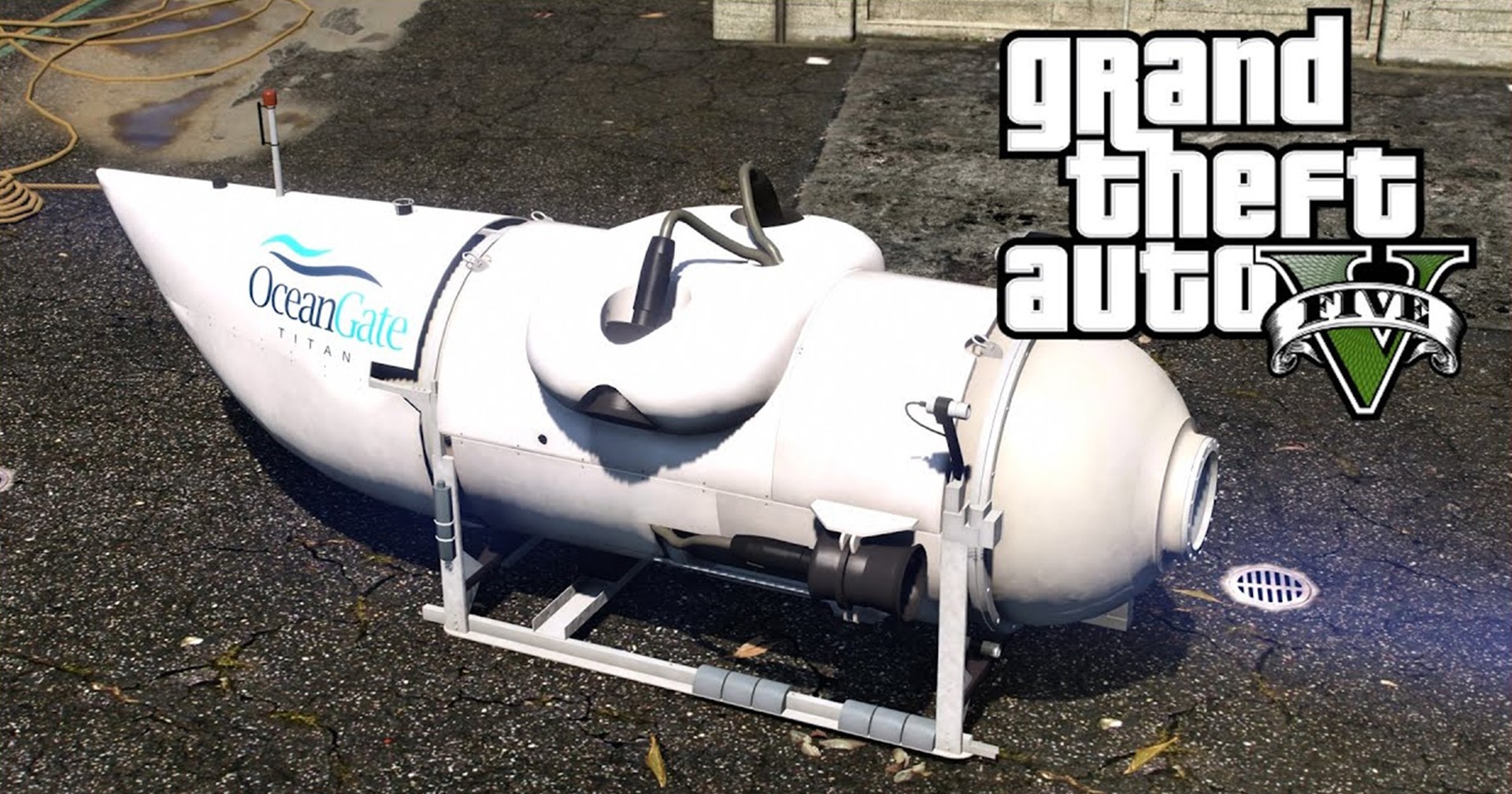 แฟนเกมสร้าง Mod เรือดำน้ำ Titan ในเกม GTA5