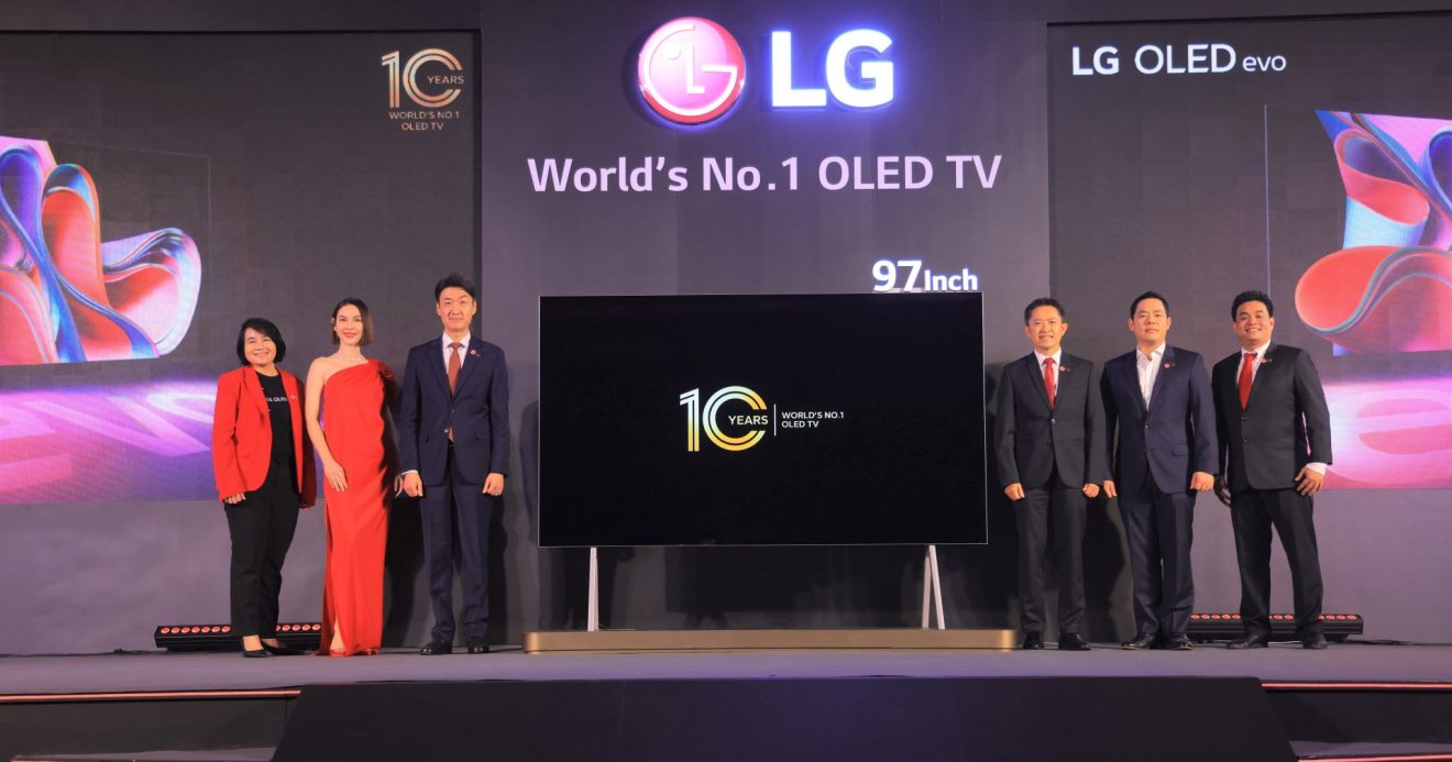 1 ล้านมีทอน! LG เผยราคาทีวี OLED 97 นิ้ว จอใหญ่สุดในโลก พร้อมเปิดตัวกองทัพทีวีลุยตลาดปี 2023