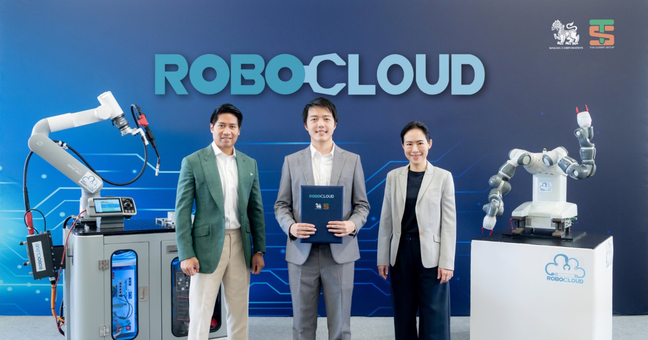 “ชาร์กเต้ - ชาร์กจิง” ผนึกกำลังติดปีก “โรโบคลาวด์” บริษัทพัฒนาหุ่นยนต์อุตสาหกรรมคนไทยเติบโตระดับโลก