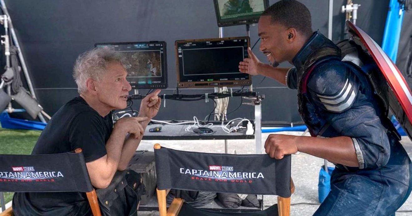 Anthony Mackie ลืมบทพูดใน ‘Captain America 4’ เพราะ Harrison Ford น่าเกรงขามมาก