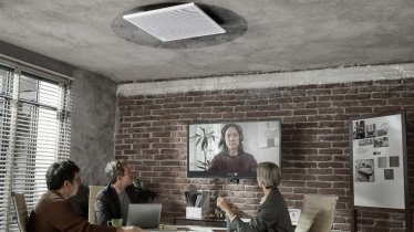 เปิดตัว SHURE MXA902 ไมค์ติดเพดานสำหรับใช้ในห้องประชุม ที่มีลำโพงในตัวเอง!