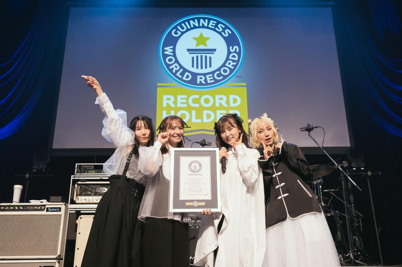 SCANDAL ได้รับ Guinness World Records ‘วงดนตรีหญิงวงแรกที่ไม่มีการเปลี่ยนสมาชิกในวงเป็นเวลากว่า 17 ปี’