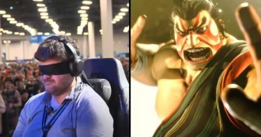 แฟนเกมตาบอด เอาชนะคนปรกติการแข่งเกม Street Fighter 6 ในงาน EVO