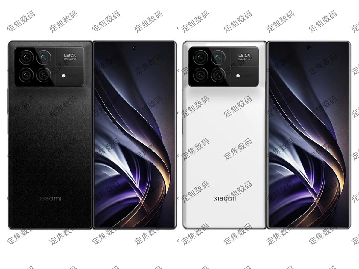 หลุดภาพเรนเดอร์ Xiaomi Mix Fold 3 ด้านหลังใช้วัสดุหนังและมีกล้องถึง 4 ตัว