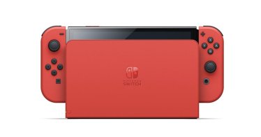 ปู่นินเปิดตัว Nintendo Switch OLED สีแดงสด พร้อมข้อมูลใหม่ Super Mario Wonder
