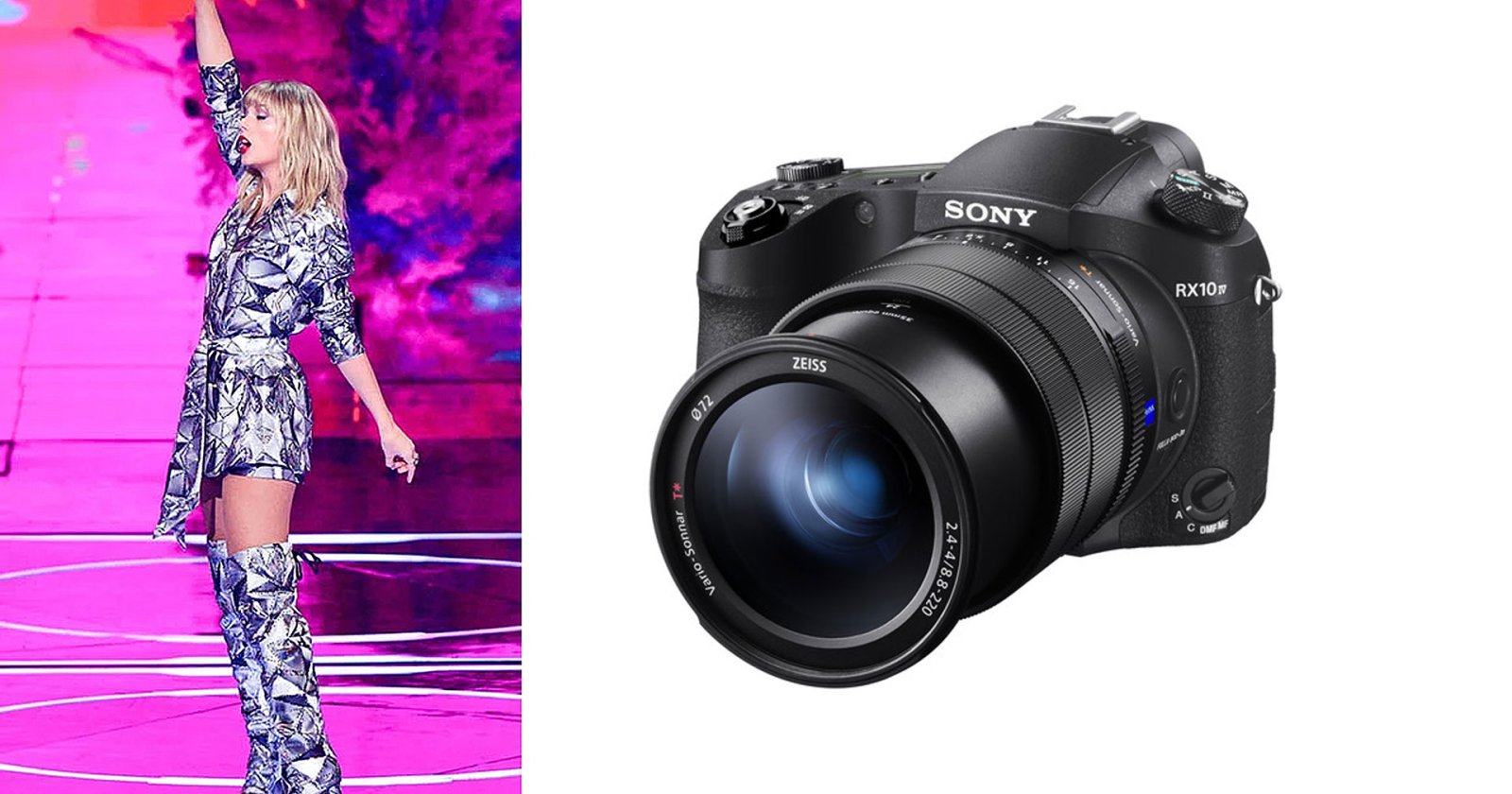 เอากล้อง Compact ซูมถ่ายคอน! แฟนคลับ Taylor Swift ซุกกล้อง Sony RX10 IV ถ่าย The Eras Tour ภาพดีกว่ากล้องมือถือซูมโหด