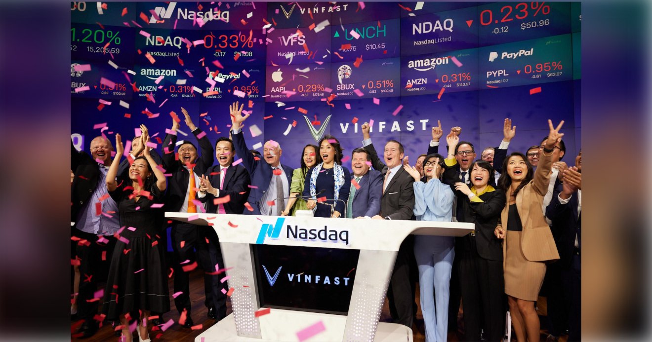 หุ้น VinFast พุ่งแรง 68% หลังเข้าตลาดหุ้น Nasdaq วันแรก 