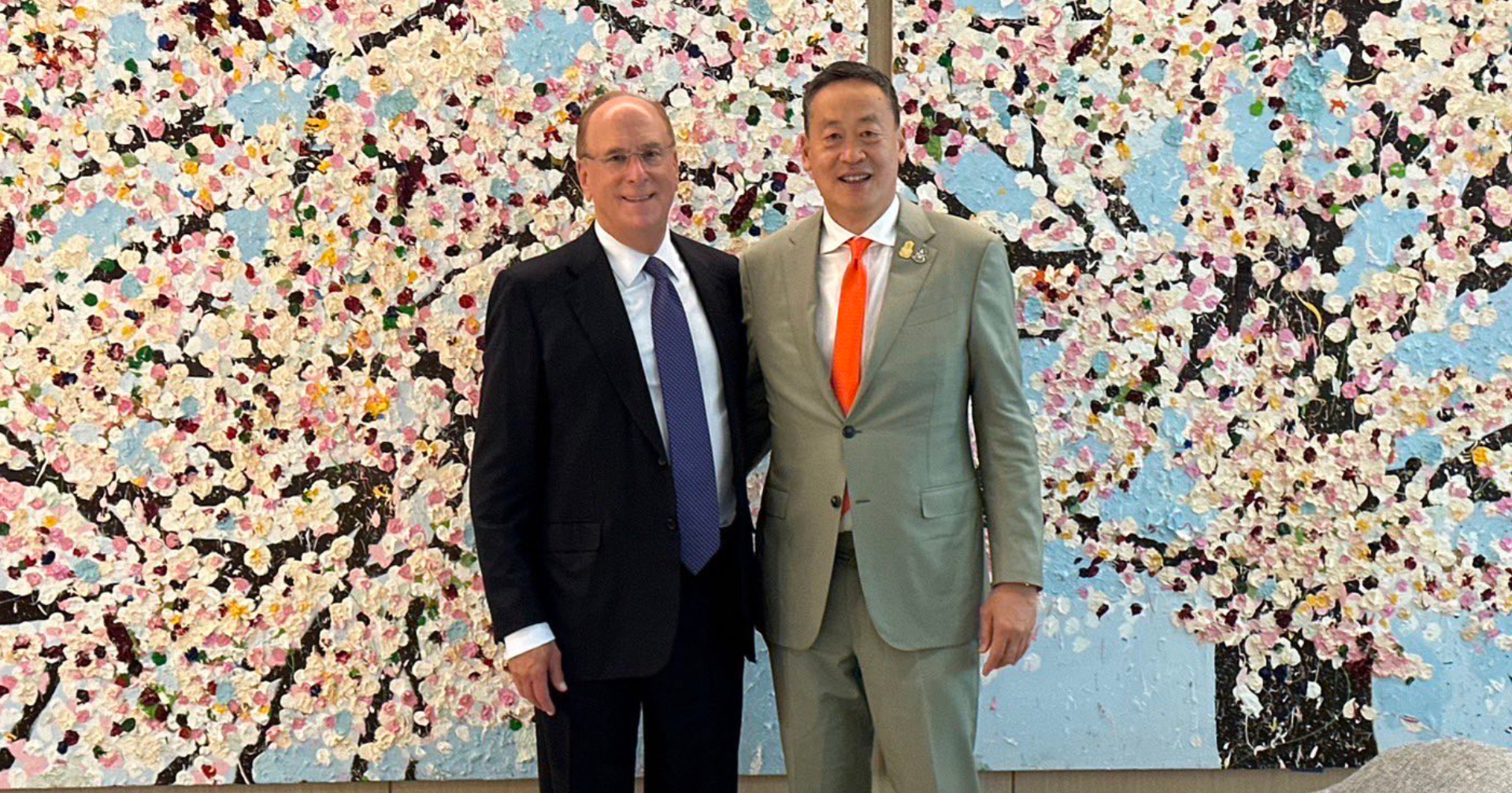 นายแลร์รี ฟิงก์ (Larry Fink) ซีอีโอกลุ่มบริษัท BlackRock