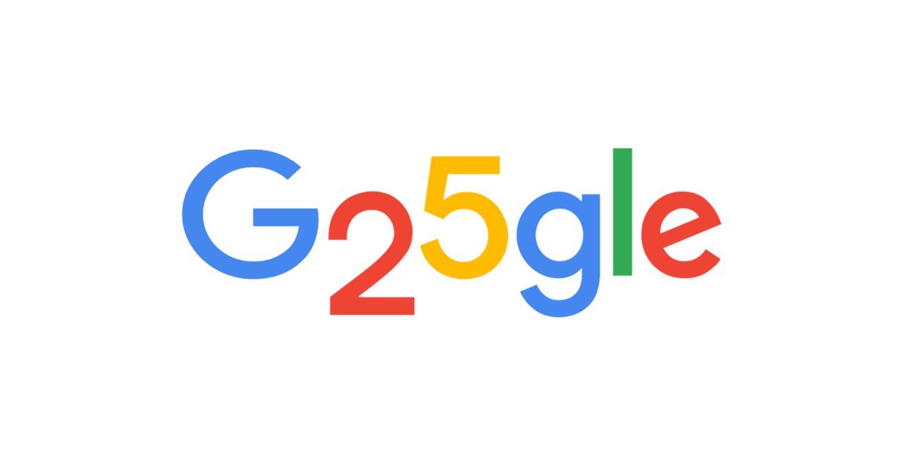 27 กันยายน 2023 เฉลิมฉลองครบรอบ 25 ปี Google