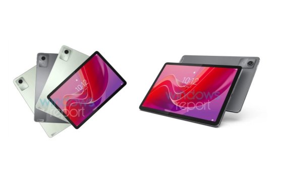 หลุดภาพเรนเดอร์และสเปกของ Lenovo Tab M11
