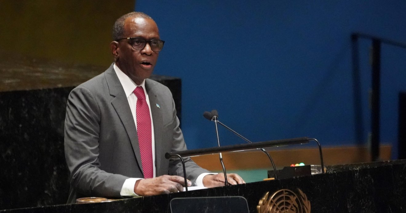 Saint Lucia's Prime Minister Philip Pierre