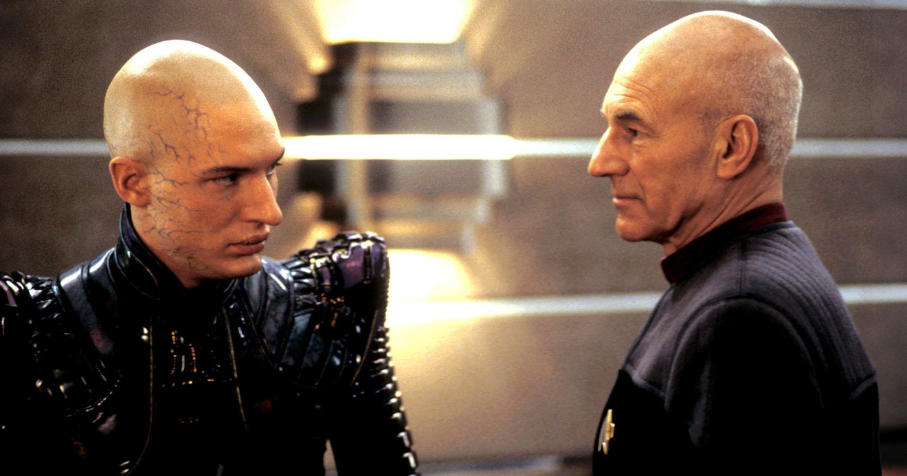 Patrick Stewart Tom Hardy Star Trek Nemesis