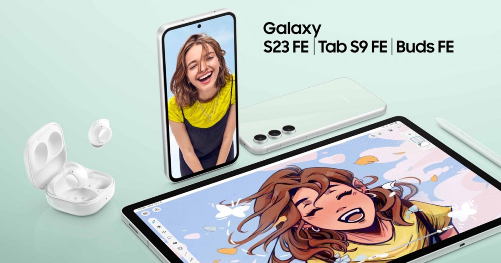 Samsung เปิดตัวแท็บเล็ต Galaxy Tab S9 FE และหูฟังไร้สาย Galaxy Buds FE