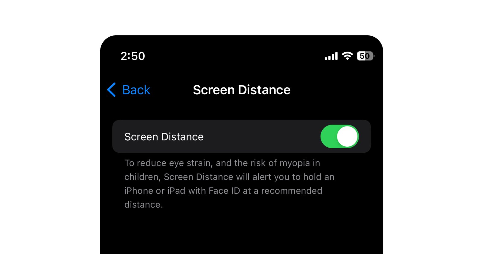 สอนเปิดฟีเจอร์ ‘Screen Distance’ ใน iOS 17 ช่วยลดสายตาเสียได้ โดยเฉพาะในเด็ก!