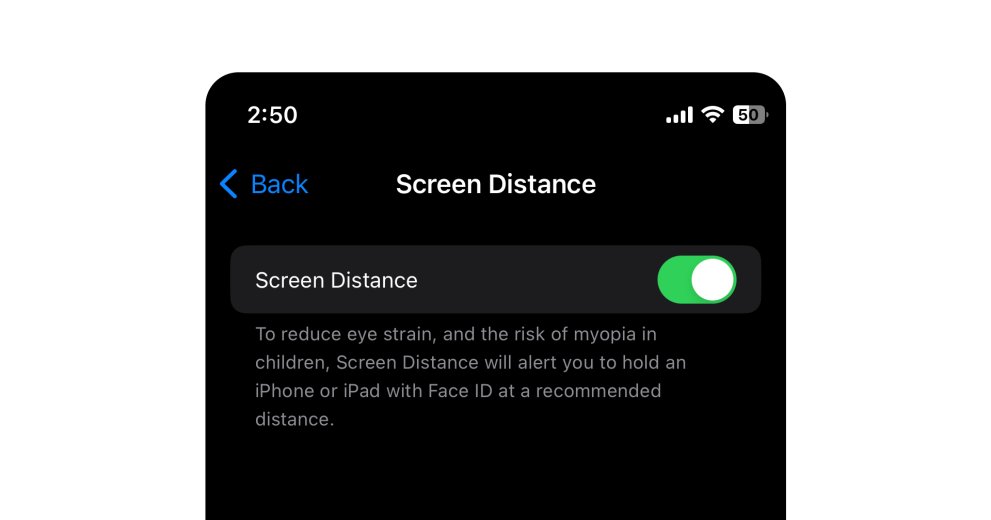 สอนเปิดฟีเจอร์ 'Screen Distance' ใน iOS 17 ช่วยลดสายตาเสียได้ โดยเฉพาะ ...