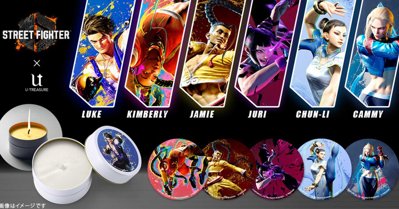 Street Fighter 6 เปิดตัวเทียนหอมกลิ่นตัวละคร พร้อมวางจำหน่าย 23 ตุลาคมนี้