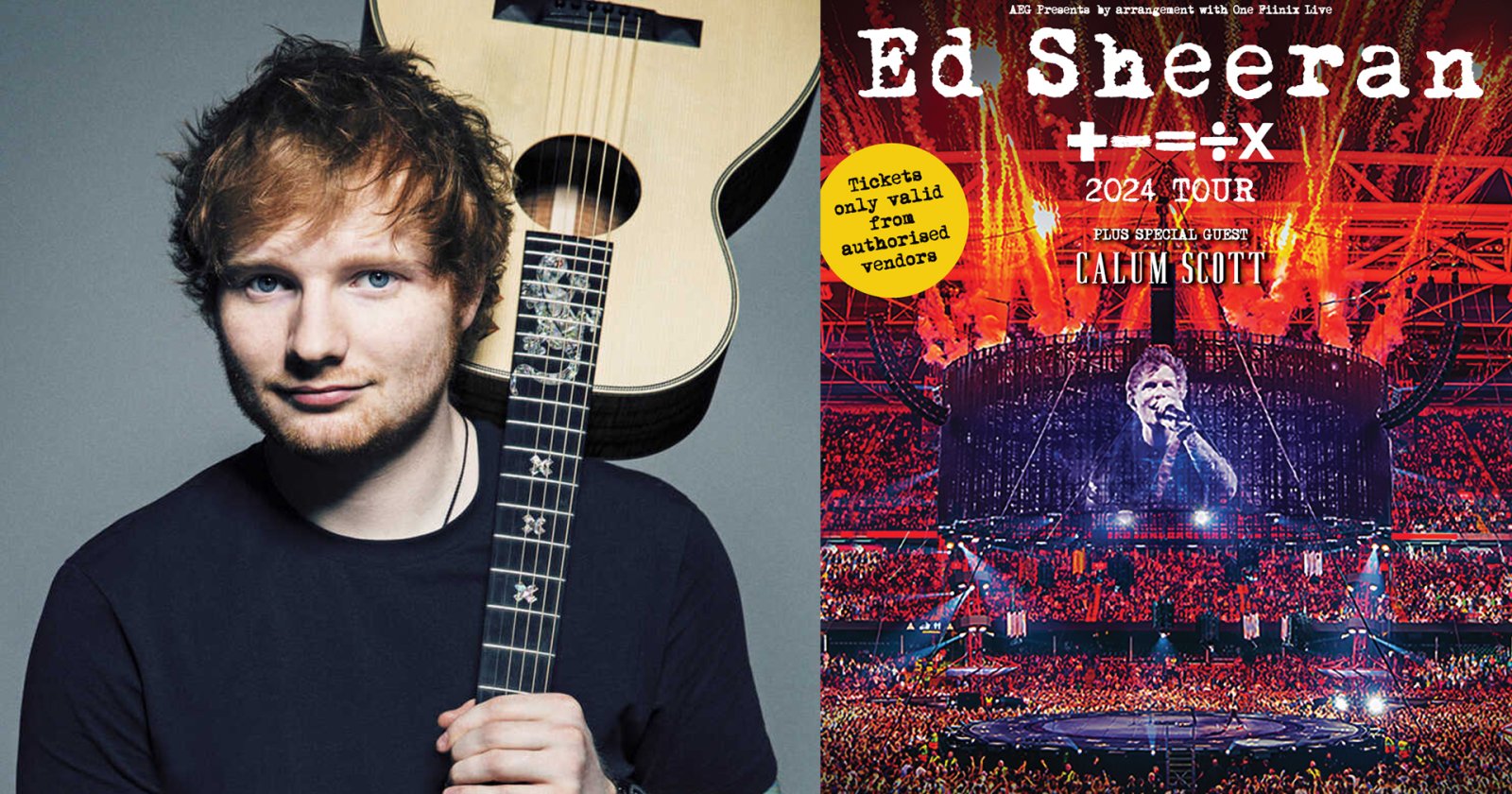 Ed Sheeran เตรียมเปิดคอนเสิร์ตในไทยรอบ 3 กับ  ‘Mathematics Tour Bangkok 2024’