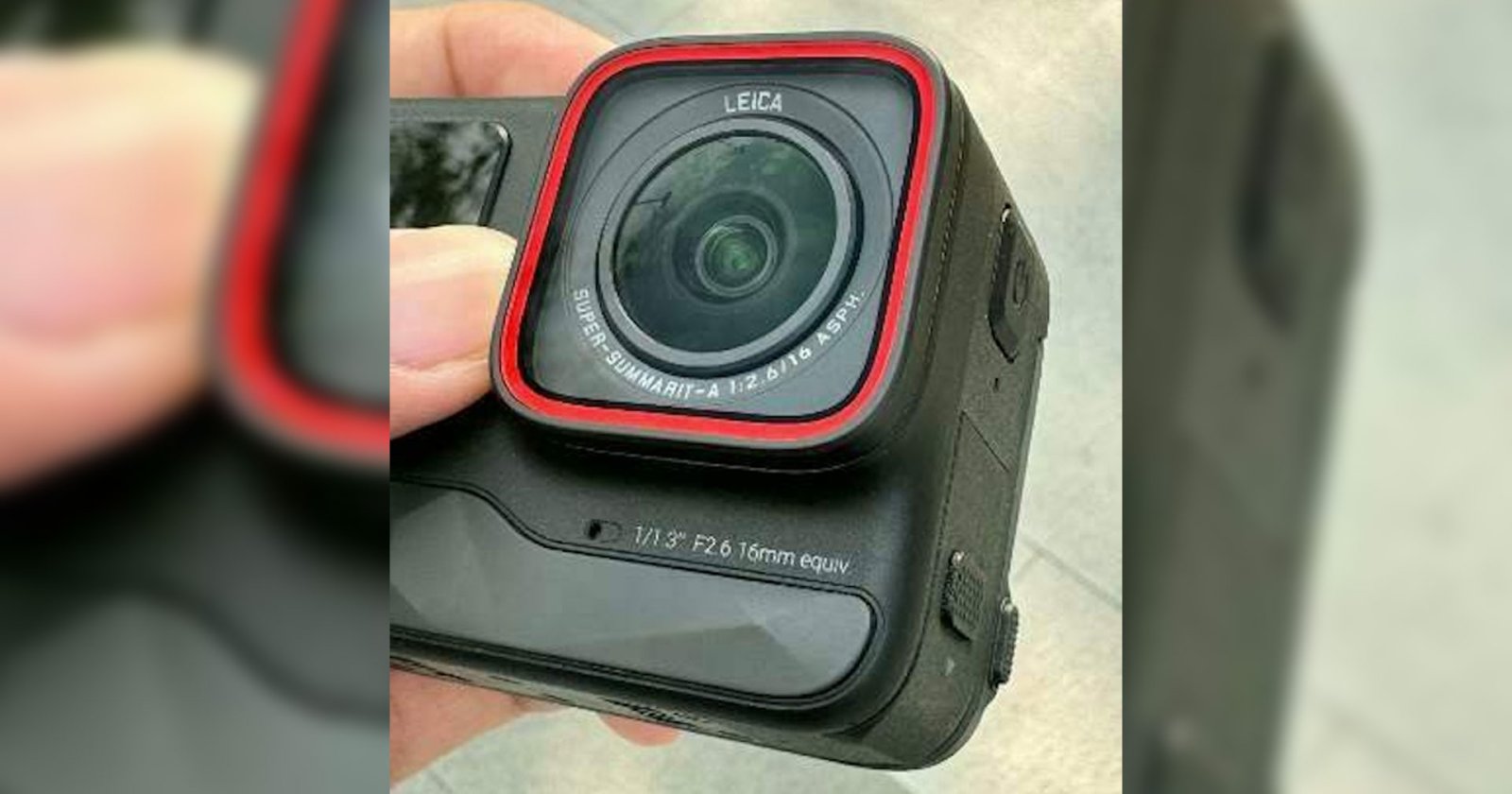 หลุดภาพ Insta360 เตรียมเปิดตัวกล้อง Action ติดกับเลนส์ Leica SUMMARIT เร็ว ๆ นี้