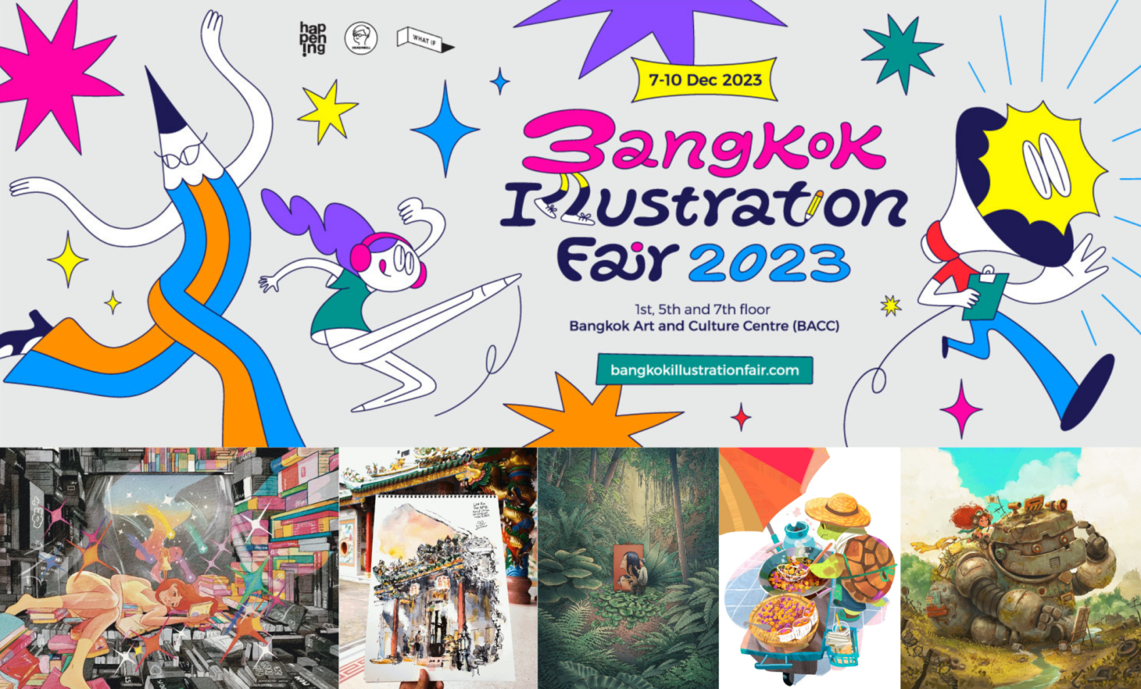 งานใหญ่แห่งปี! BKKIF2023 สำหรับศิลปิน นักวาดภาพประกอบ และคนรักงานศิลปะ Bangkok Illustration Fair 2023