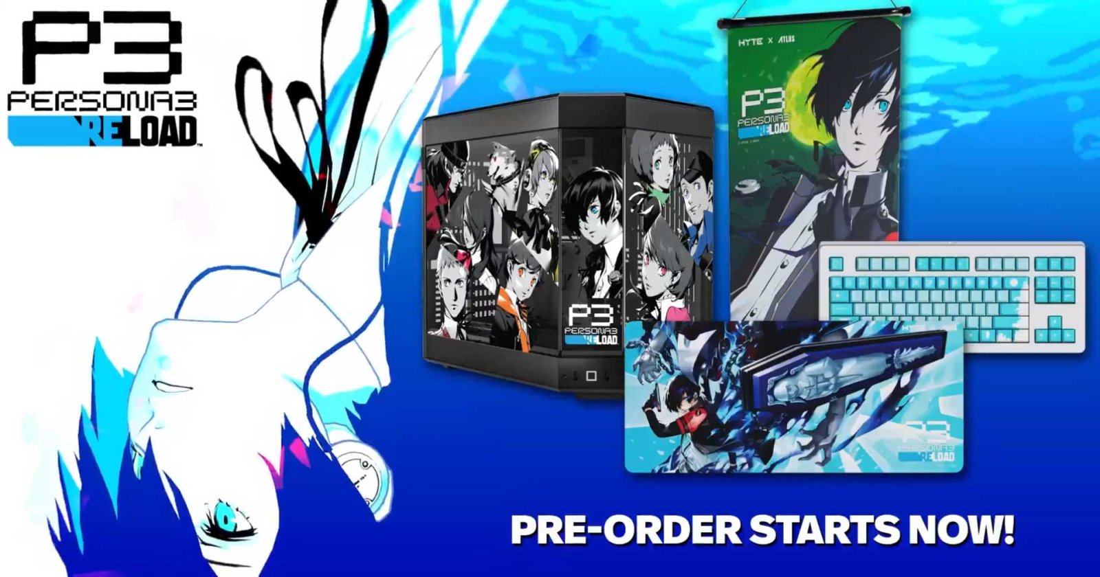 Atlus เปิดตัวคอลเล็กชันเคส PC และ Gaming Gear สำหรับแฟนเกมที่กำลังรอ Persona 3 Reload