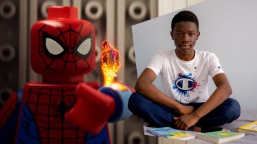 Preston Mutanga Spider-Man Across the Spider-Verse Lego Spider-Man
