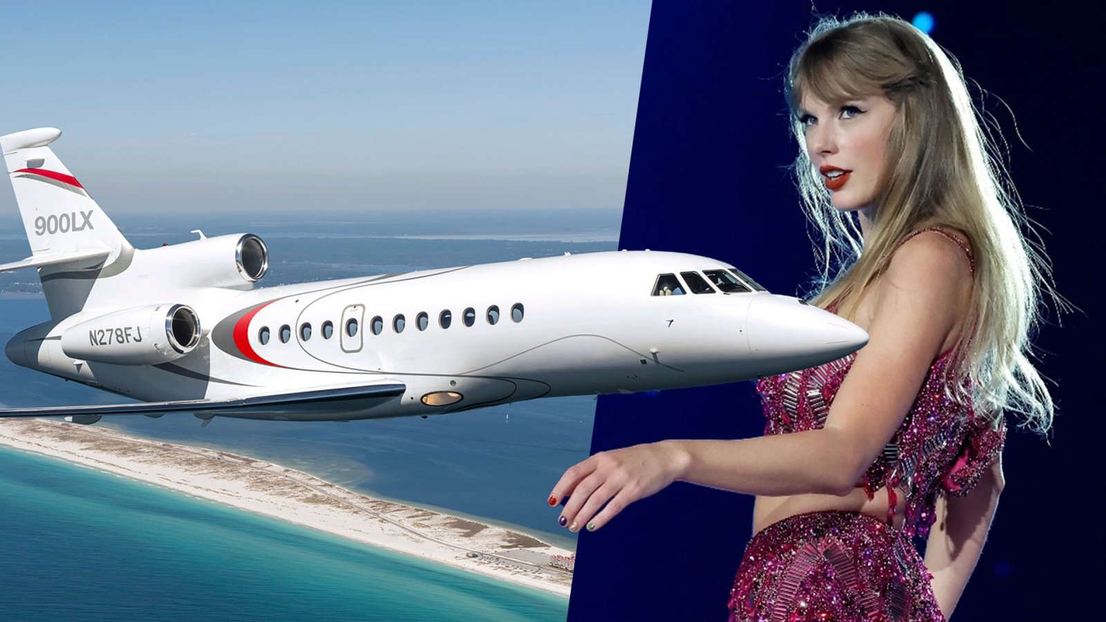 ฉ่ำ! Taylor Swift ใช้เครื่องบินเจ็ตส่วนตัวบินหา Travis Kelce 3 เดือน ปล่อยคาร์บอนเท่าบ้าน 17 หลังใน 1 ปี!