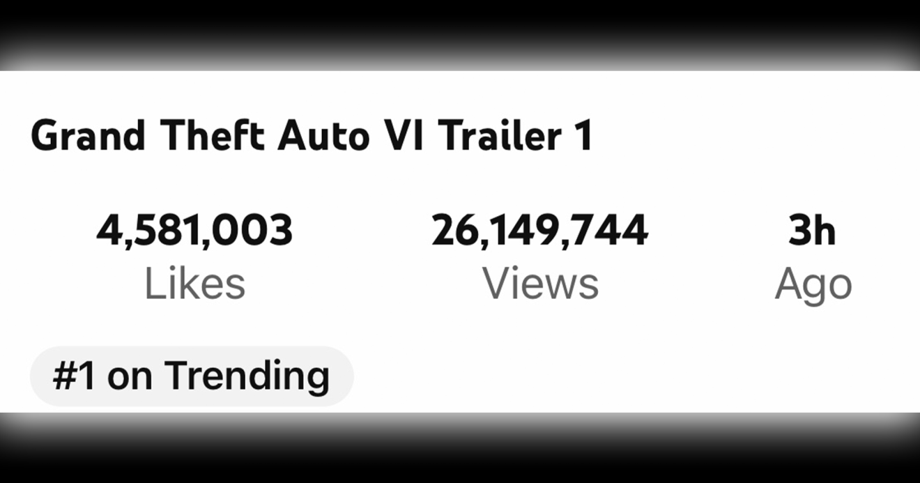 ยอดเข้าชมตัวอย่าง GTA 6 ทะลุ 26 ล้านภายใน 3 ชั่วโมง จะแซงสถิติ 24 ชั่วโมงของวง BTS ได้จริงไหม?!