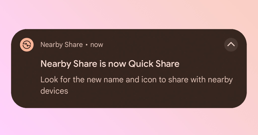 Google เตรียมรีแบรนด์ฟีเจอร์ Nearby Share เป็น Quick Share แทน