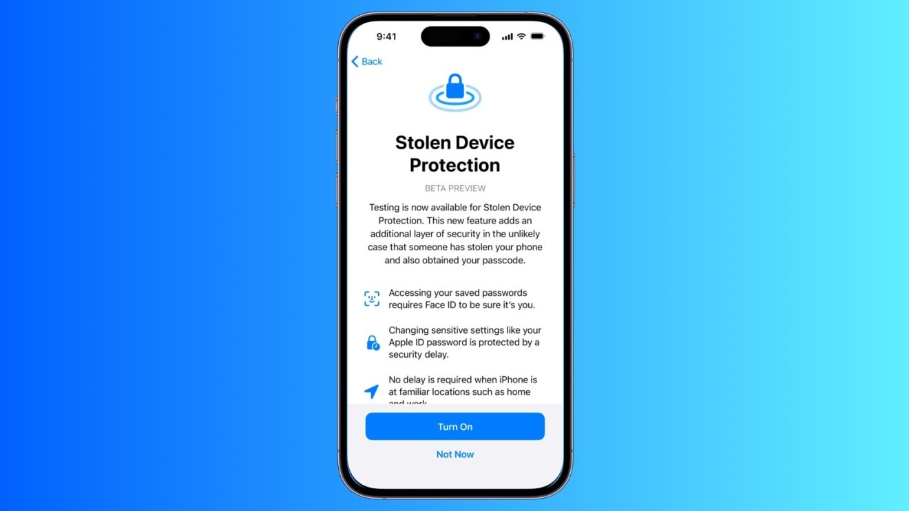 Apple เปิดตัวฟีเจอร์ Stolen Device Protection เสริมการป้องกัน iPhone ที่ถูกขโมยใน iOS 17.3