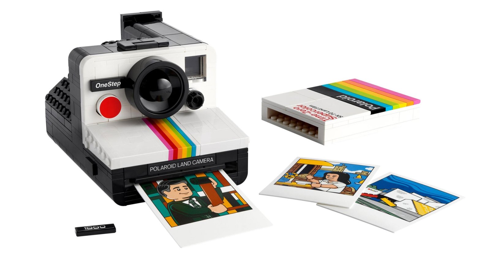 LEGO Polaroid OneStep SX-70 ตัวต่อจากกล้องรุ่นคลาสสิก มีฟีเจอร์สไลด์ฟิล์มสมจริง ที่เหล่าคนรักกล้องต้องหวั่นไหว