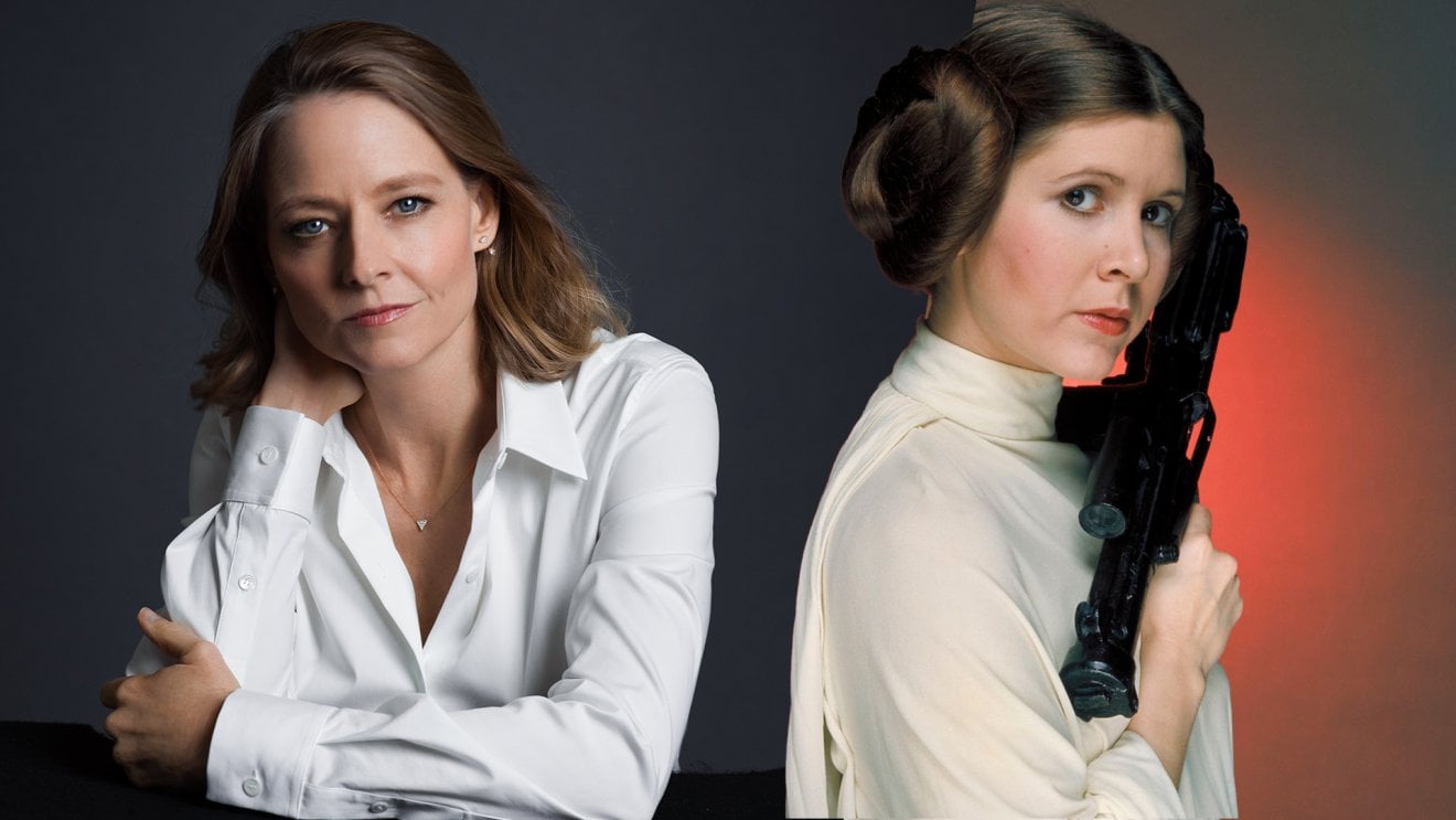 Jodie Foster Carrie Fisher Star Wars