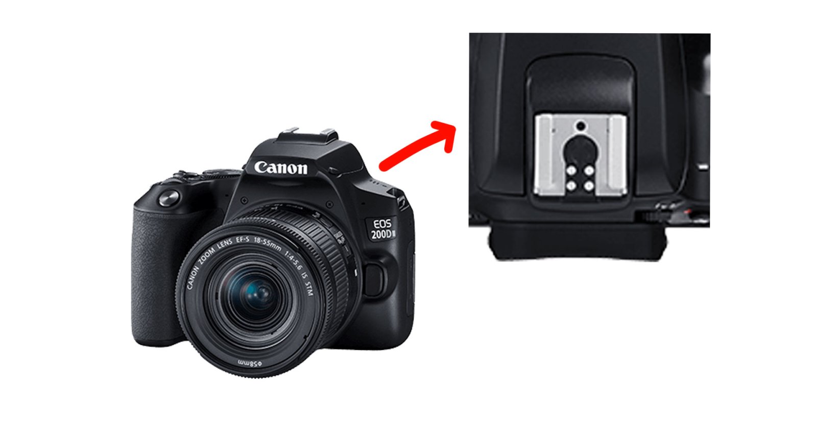 รู้หรือไม่!? Canon เคยถอด Universal Hot Shoe Pin ในกล้อง DSLR รุ่นเริ่มต้นออก ทำให้ใช้แฟลช Manual ไม่ได้